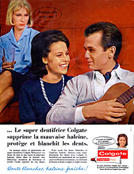 Publicit Colgate 1963