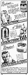 Publicit Diadermine 1949