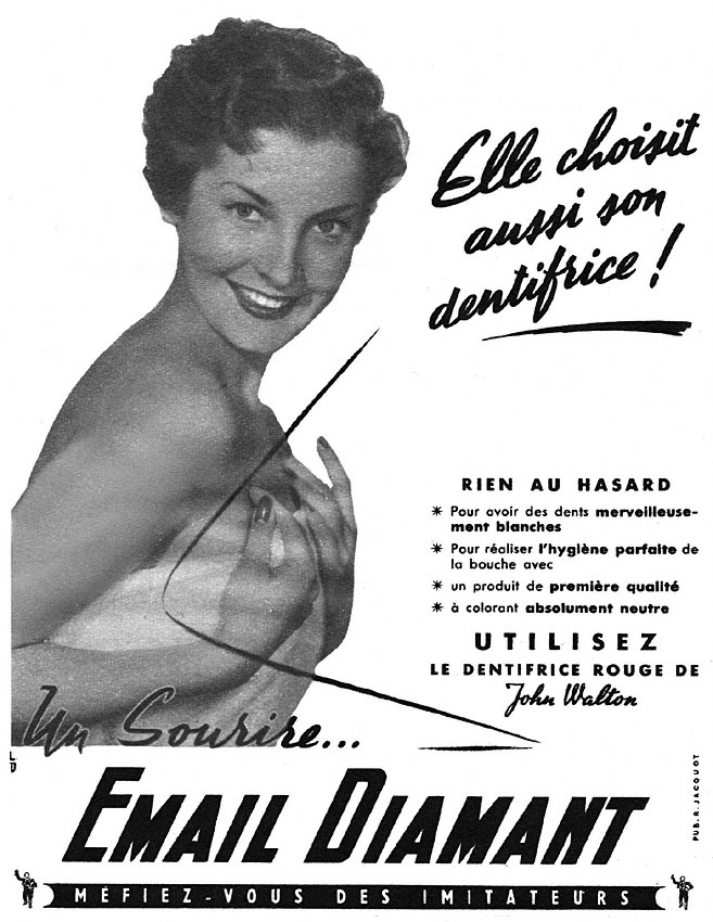 Publicité Email Diamant 1953