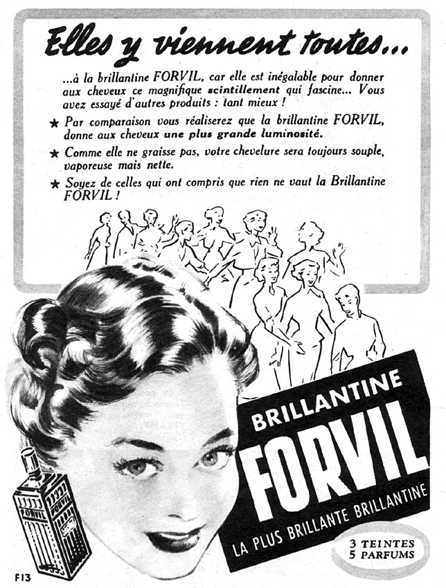 Publicité Forvil 1952