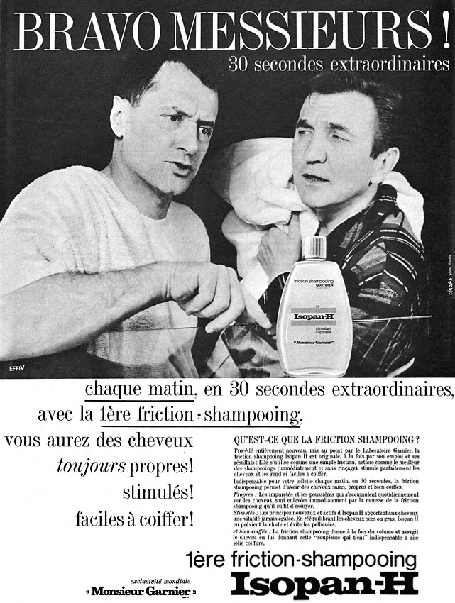 Publicité Garnier 1964