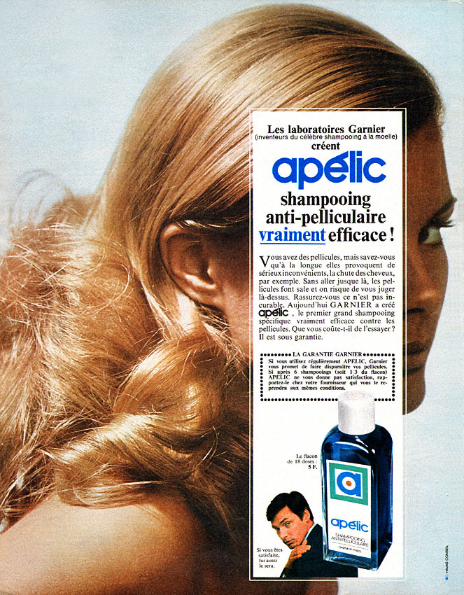 Publicité Garnier 1968