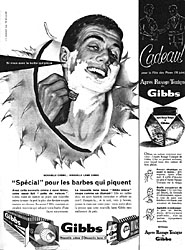 Publicit Gibbs 1961