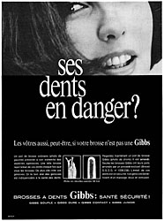 Publicit Gibbs 1961
