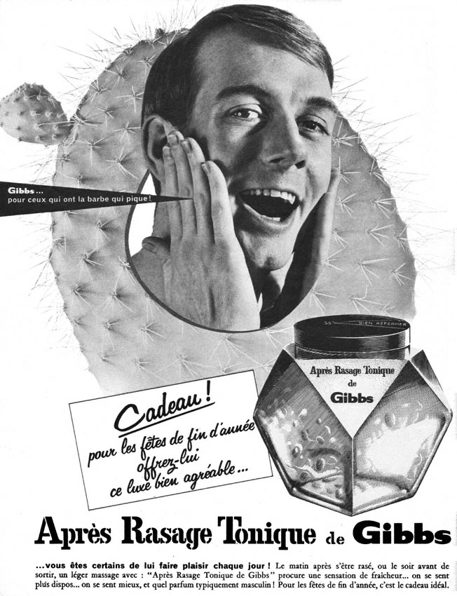 Publicité Gibbs 1962