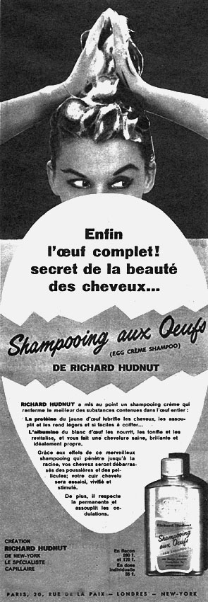 Publicité Richard Hudnut 1955