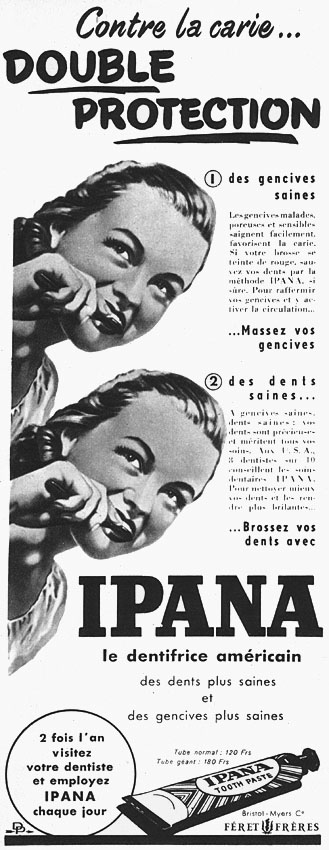 Publicité Ipana 1951