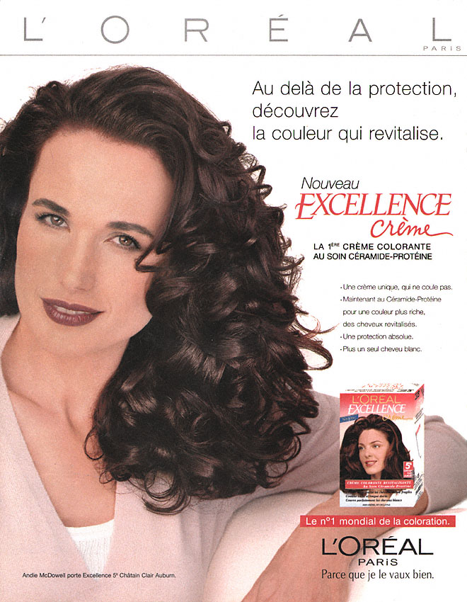Publicité L'oral 1999