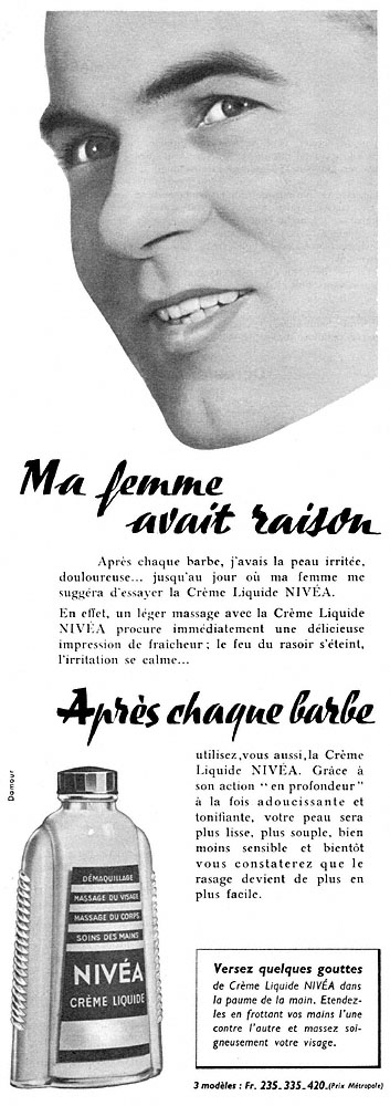 Publicité Niva 1959