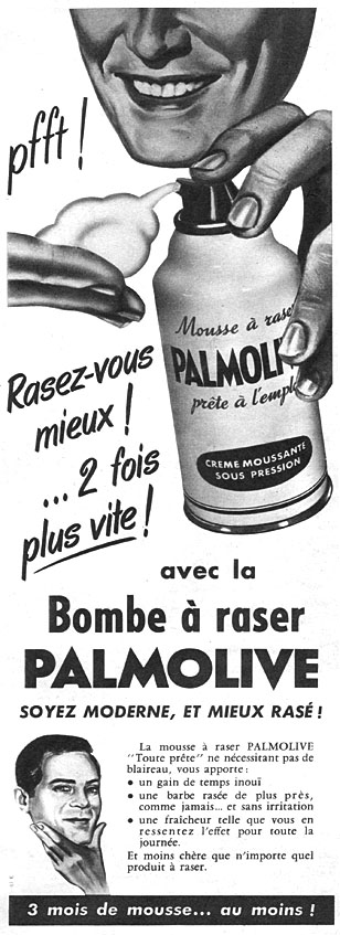 Publicité Palmolive 1961