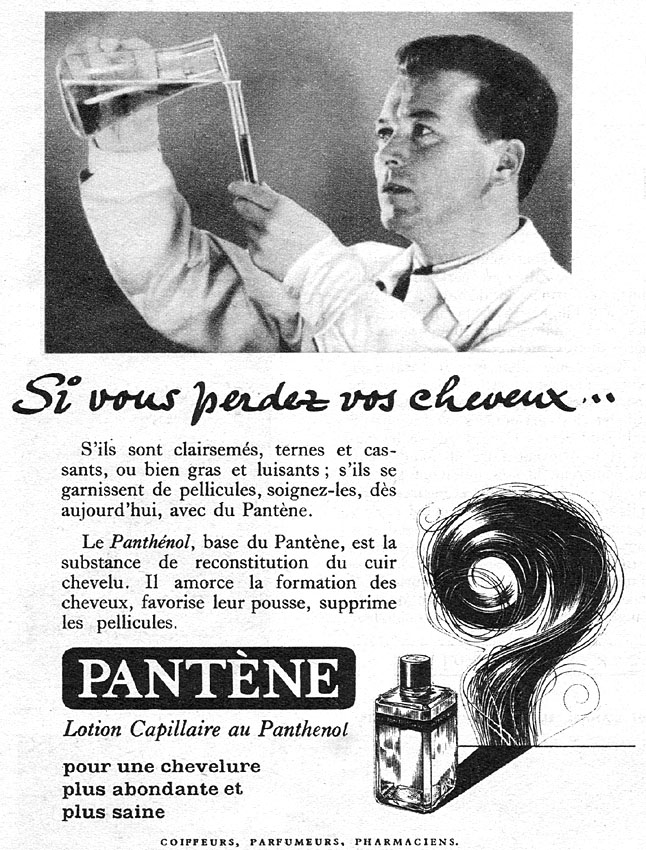 Publicité Pantne 1951