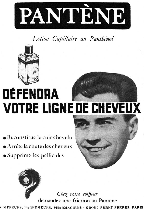 Publicité Pantne 1953