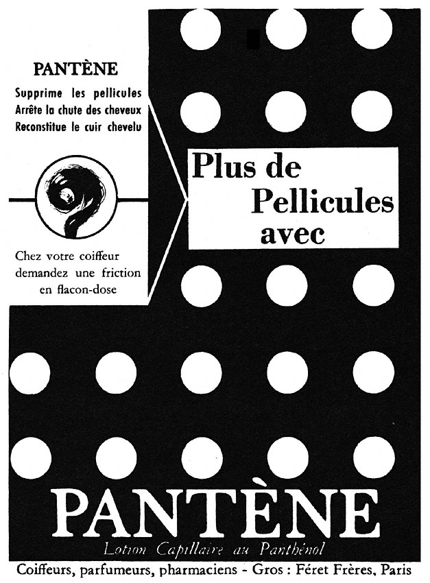 Publicité Pantne 1953