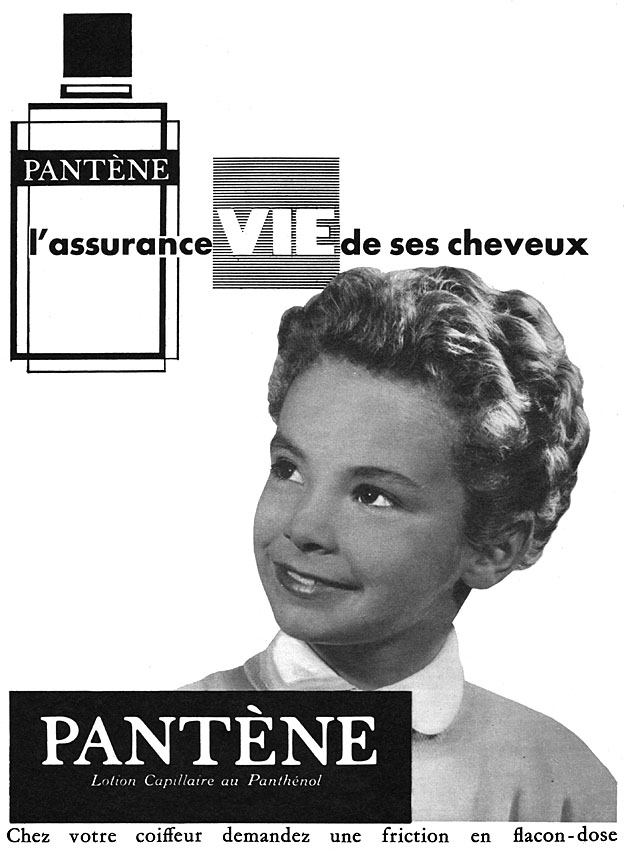 Publicité Pantne 1956