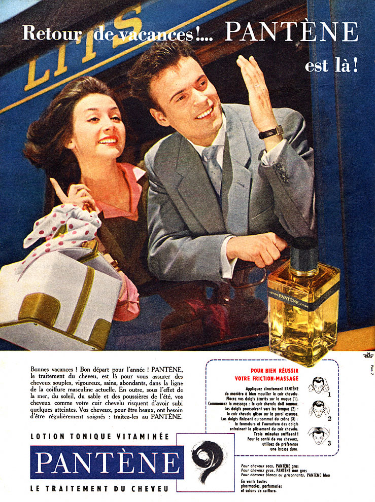 Publicité Pantne 1958