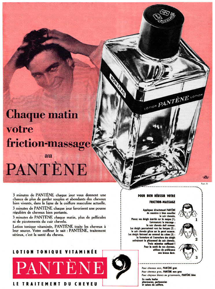 Publicité Pantne 1958
