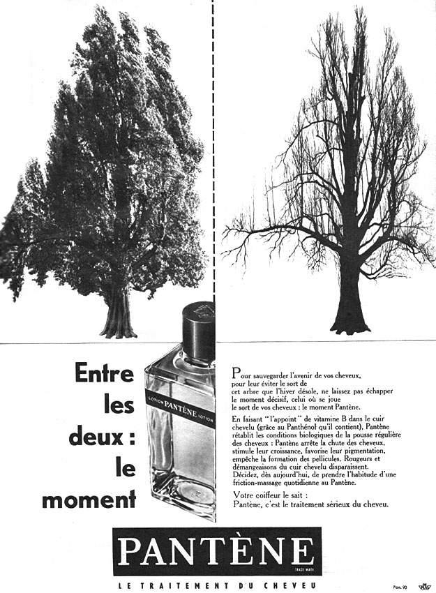 Publicité Pantne 1961