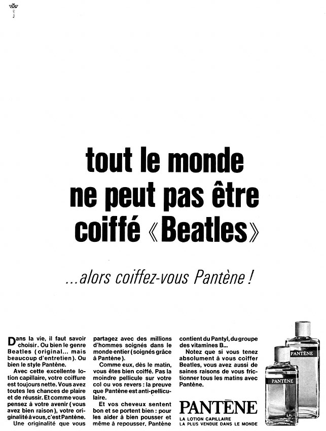Publicité Pantne 1966
