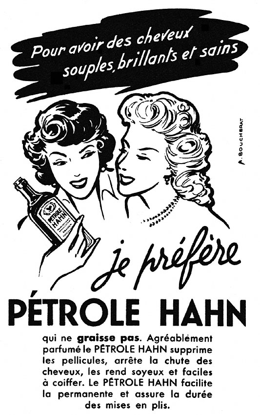 Publicité Petrole Hahn 1952