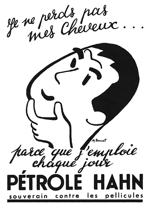 Publicité Petrole Hahn 1952