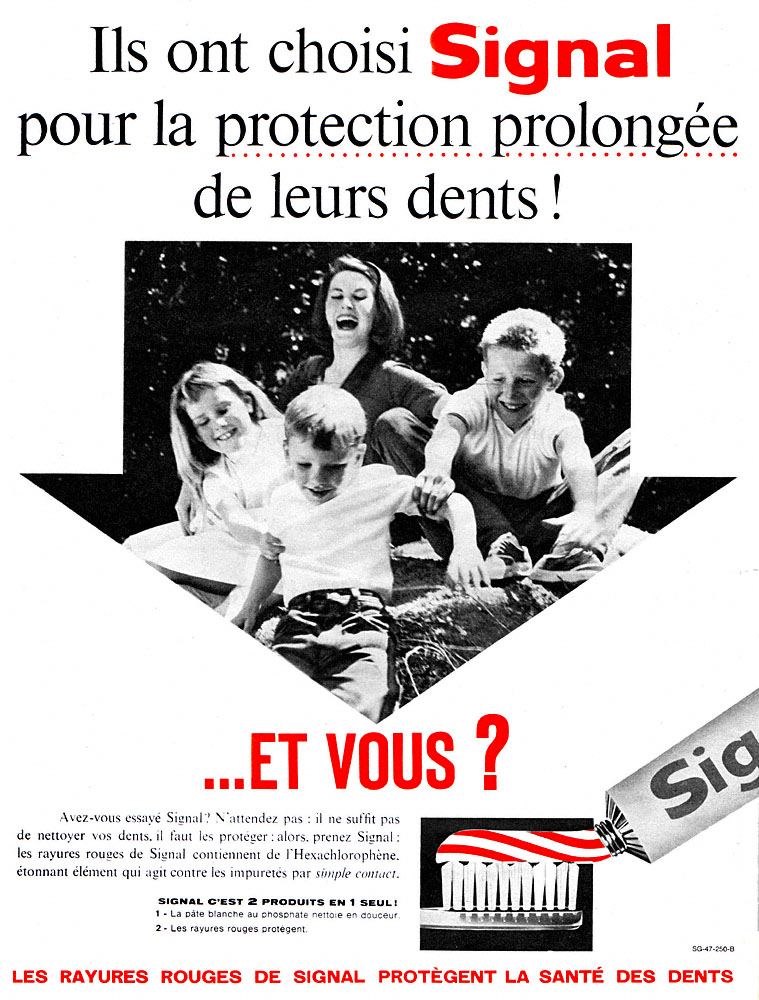 Publicité Signal 1962