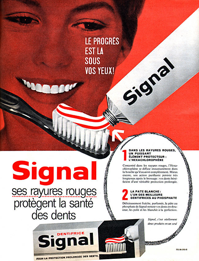 Publicité Signal 1963