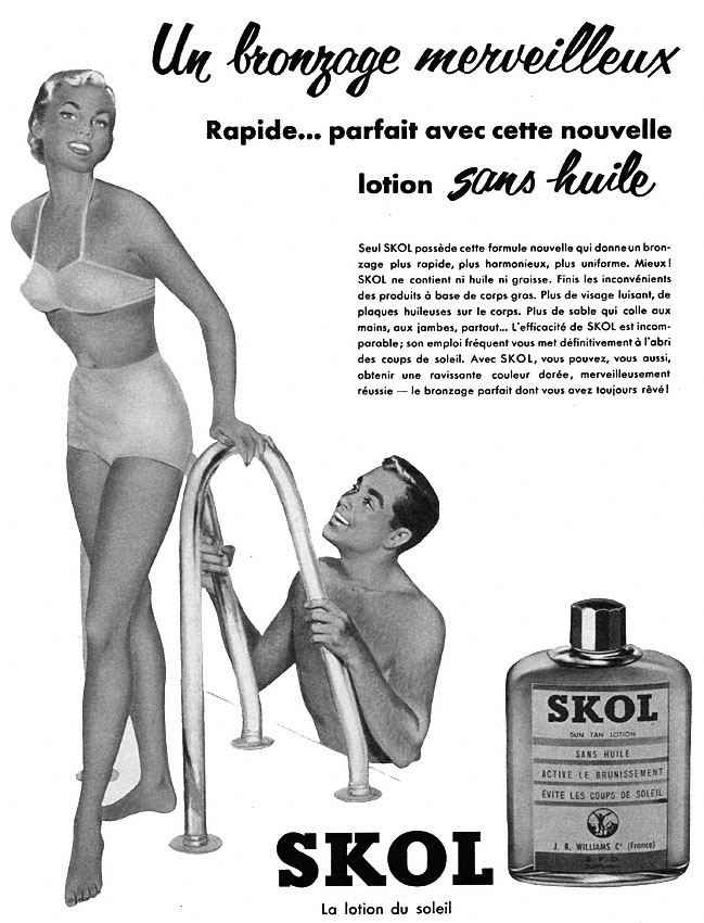 Publicité Skol 1954