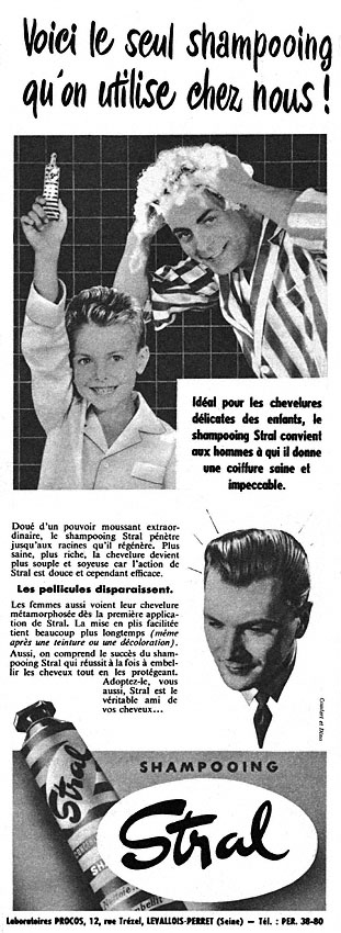 Publicité Stral 1956