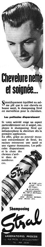 Publicité Stral 1956