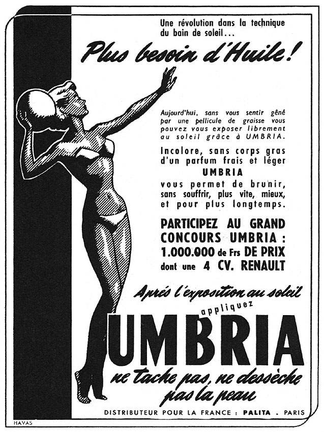 Publicité Umbria 1951