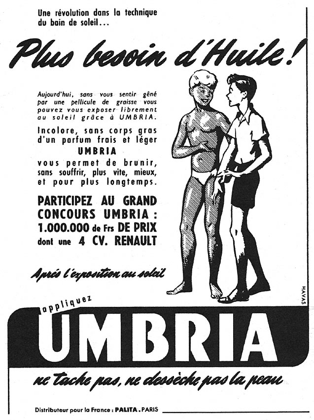 Publicité Umbria 1951