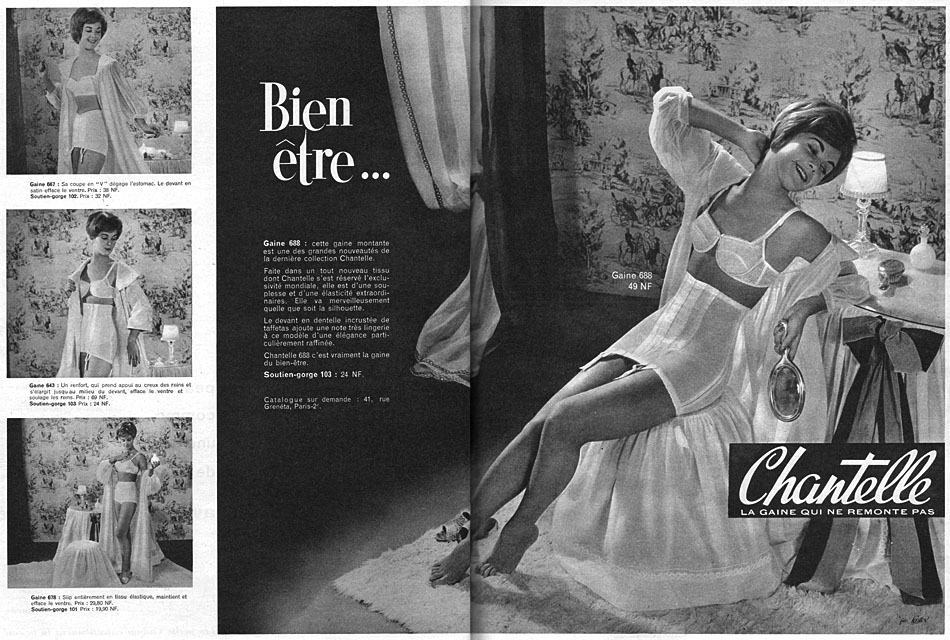 Publicité Chantelle 1960