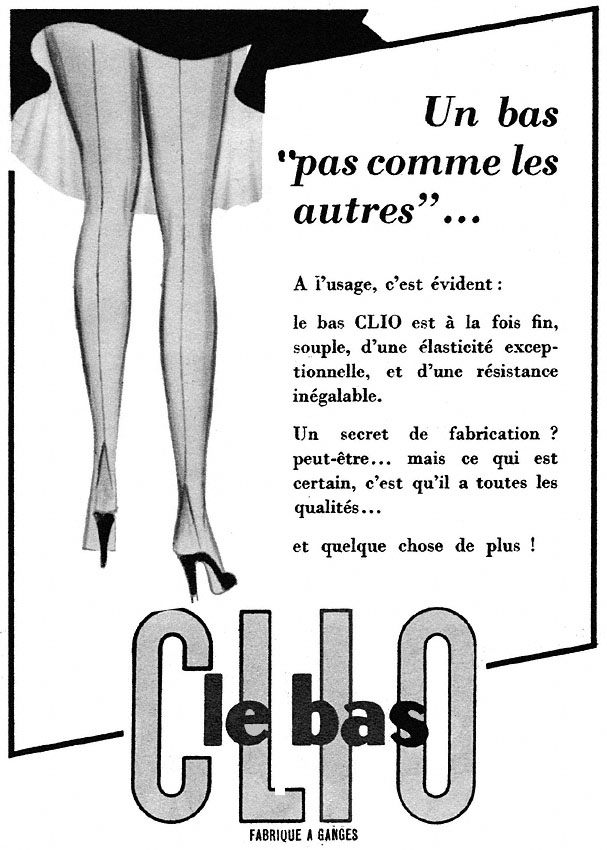 Publicité Clio 1955