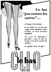 Publicit Clio 1955