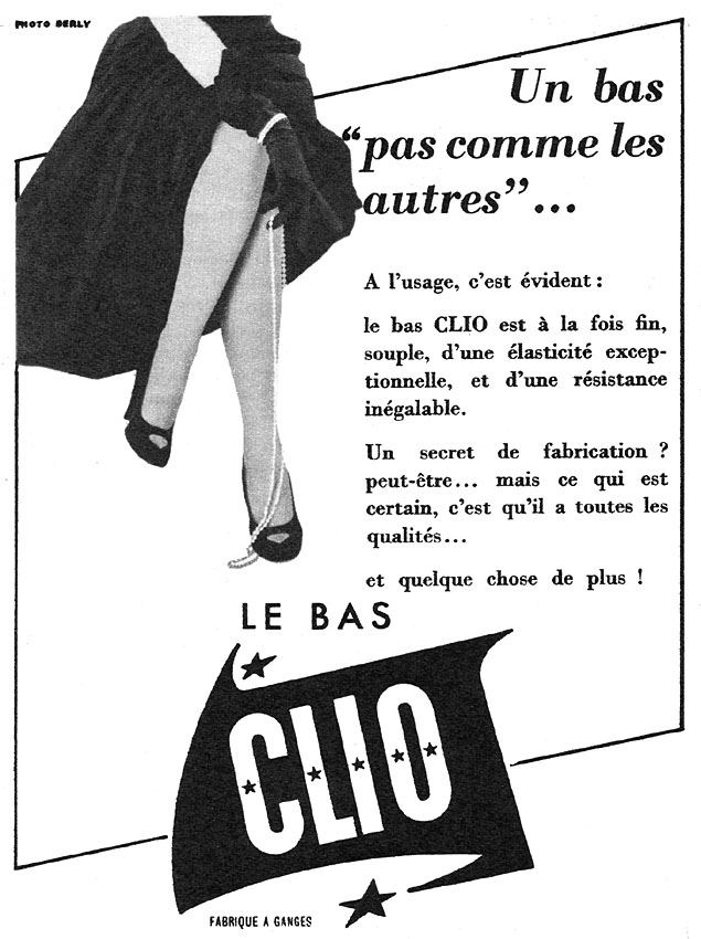 Publicité Clio 1956