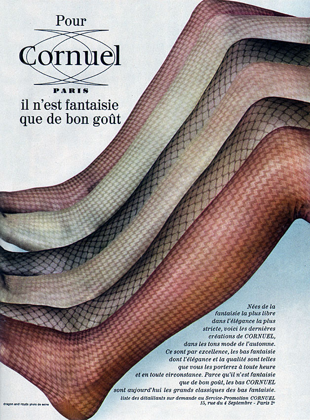 Publicité Cornuel 1968