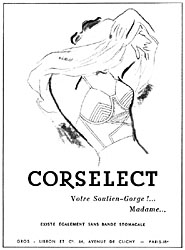 Publicit Corselect 1949