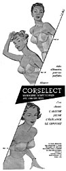 Publicit Corselect 1953