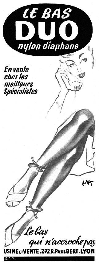 Publicité Duo 1952