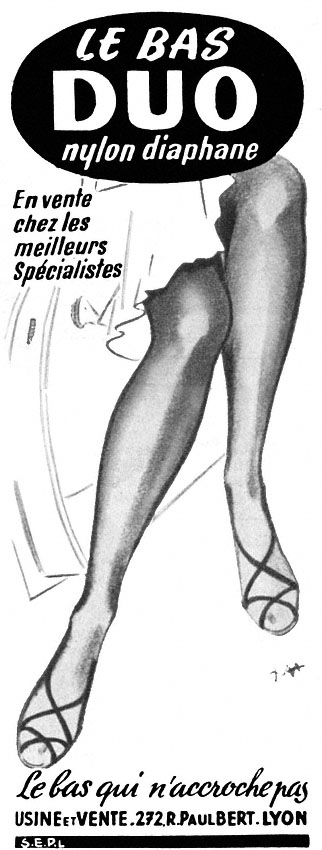 Publicité Duo 1953