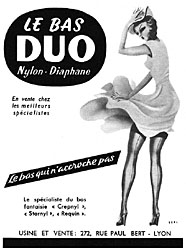 Publicit Duo 1954