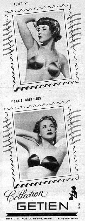 Publicité Getien 1953