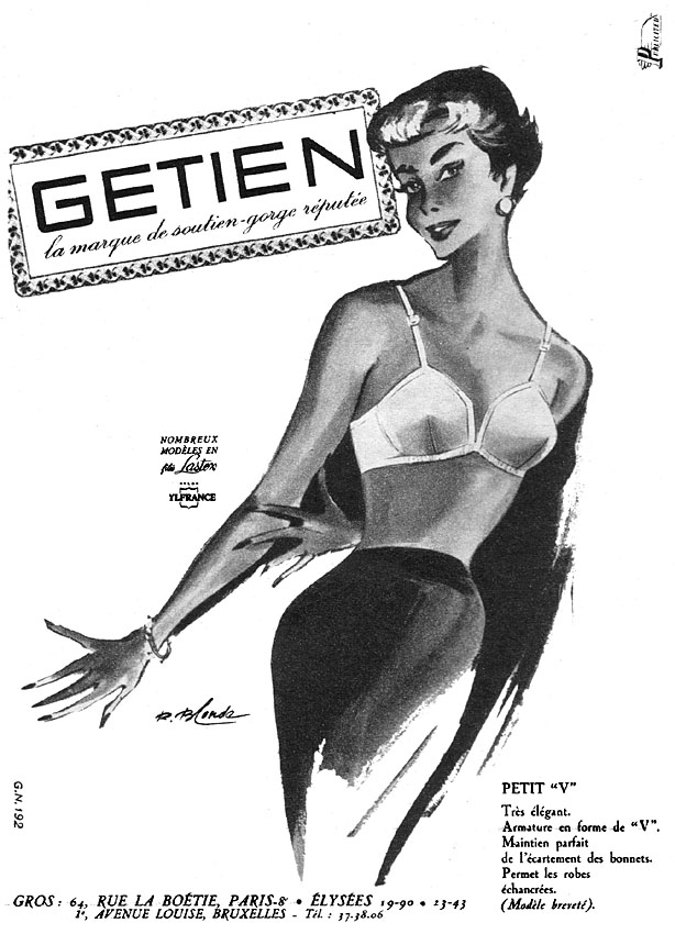 Publicité Getien 1956