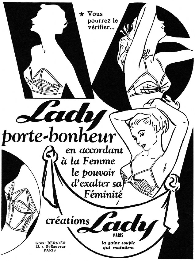 Publicité Lady 1952