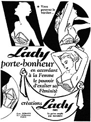 Publicit Lady 1952