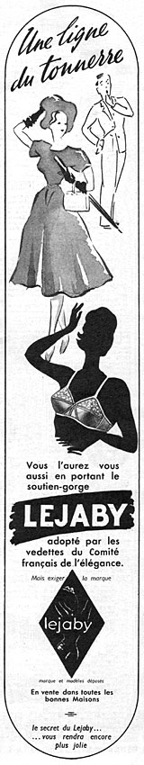 Publicité Lejaby 1951