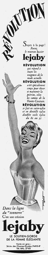 Publicité Lejaby 1955