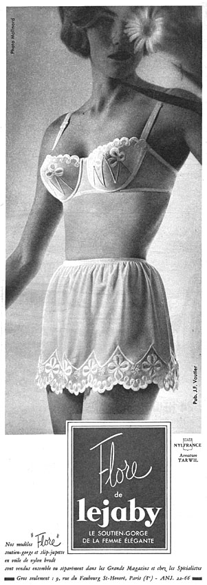 Publicité Lejaby 1961