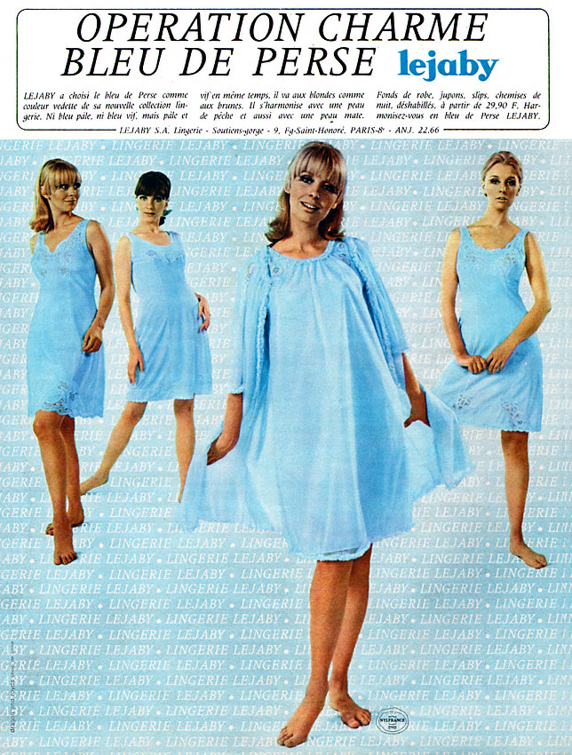 Publicité Lejaby 1966
