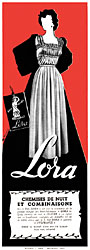 Publicit Lora 1953